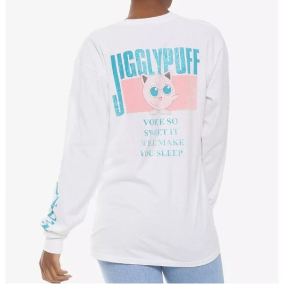 BNWT Pokemon Jigglypuff Band Tee-Style Long-Sleeve Shirt, Size S - Picture 3 of 7